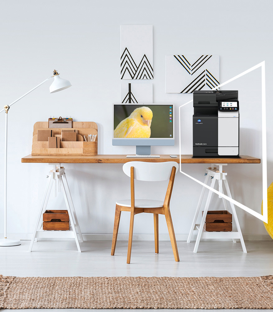 Huur of koop uw nieuwe printer online met Konica Minolta