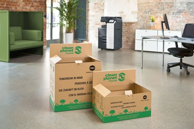 You print and we take care of recycling your print supplies